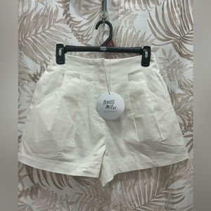 NWT Princess Polly White Shorts